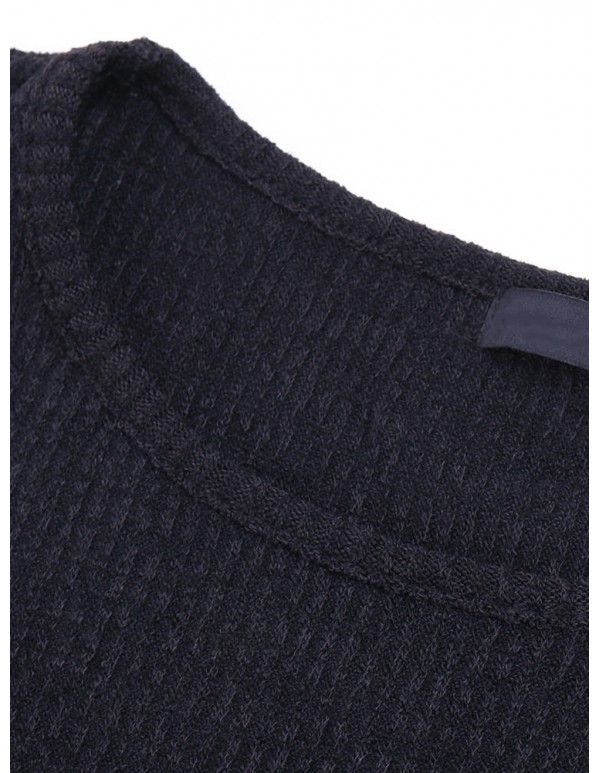 Vintage Split Knit Long Sleeve Bodycorn Work Women Sweater Dress